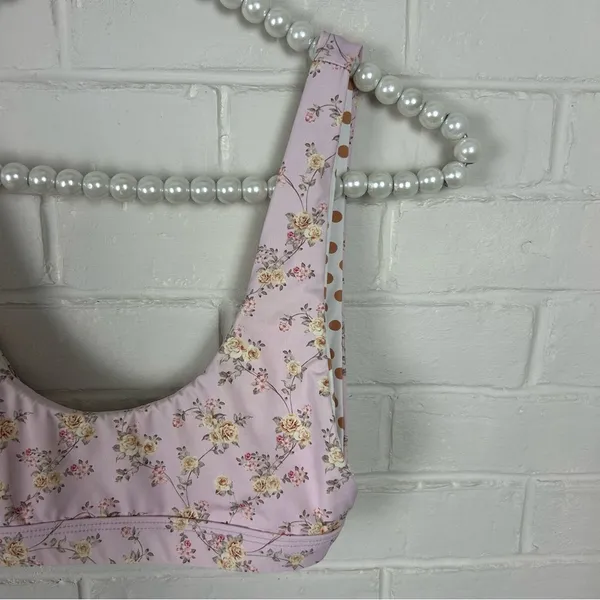 Dippin’ Daisy’s Golden Rose Floral Festival Bikini Top - Image 5