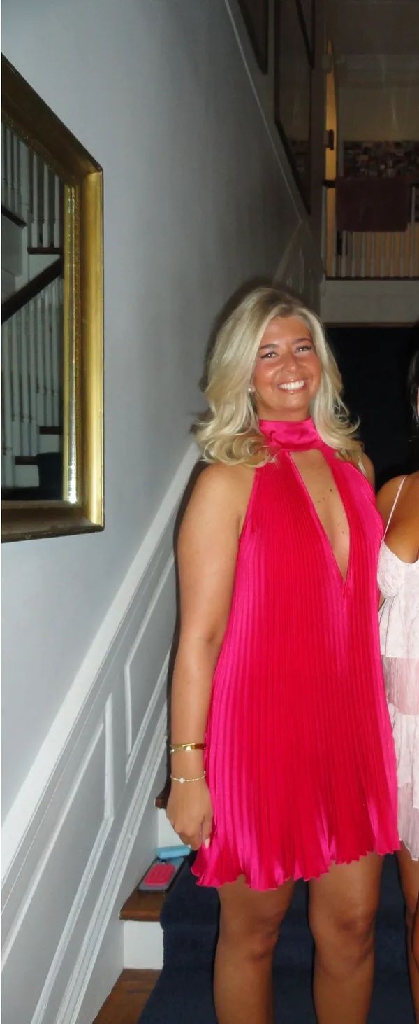 Revolve Dress Pink - Image 3