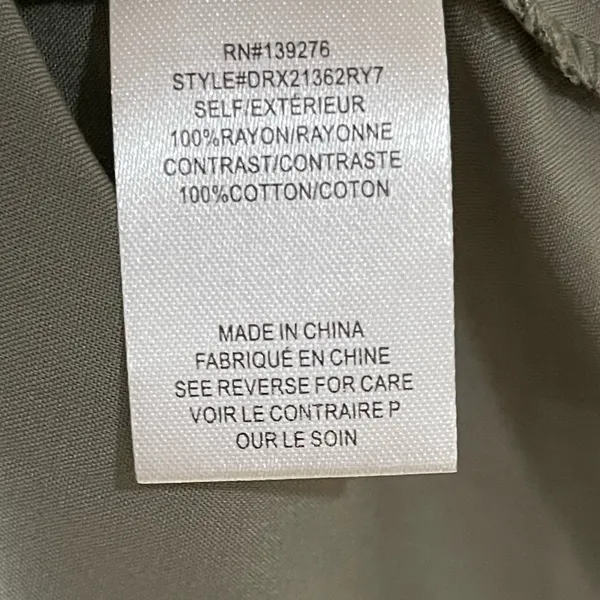 DR2 Olive Green Sleeveless Top with Lace and Ruffle Size 1X - Image 10