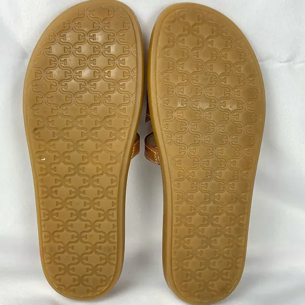 Sam Edelman Valeri Sandal Size 10 Brown Leather Slides Cushioned Footbed - Image 8