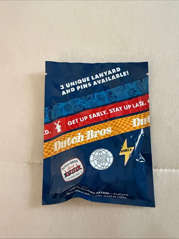 NEW Unopened Dutch Bros Mystery Lanyard & Pin Pack - Image 2