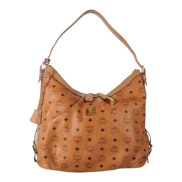 MCM Aren Hobo in Visetos Coated Canvas - Cognac - Image 2