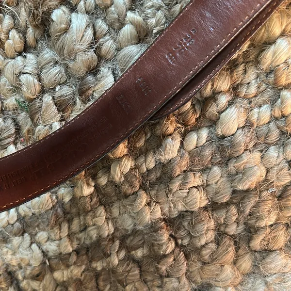 Coach Black Genuine Leather Silver Hardware Clasp Belt - Image 7