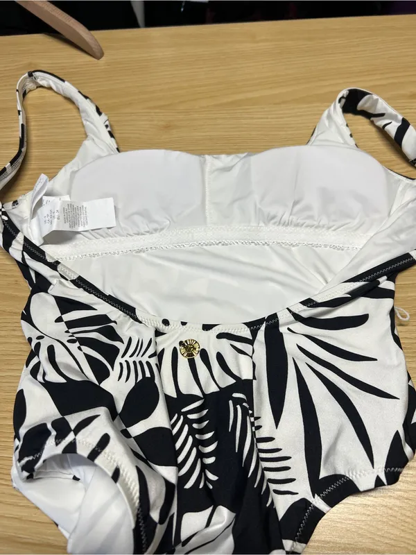 Sunshine79 Optic Tropic One-Piece Swimsuit - Black & White - Image 12