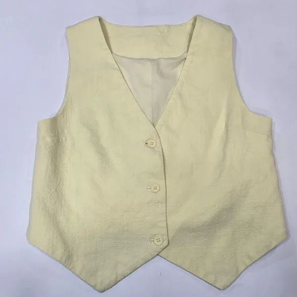 LIONESS Leo Vest in Butter - Image 3