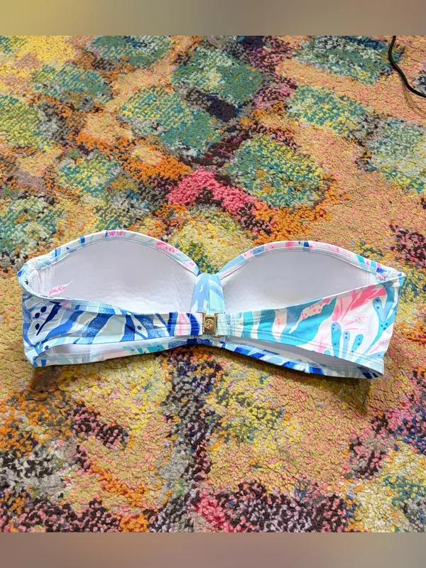 Lilly Pulitzer Jessamine Shirred Bandeau Size 6 - Image 5
