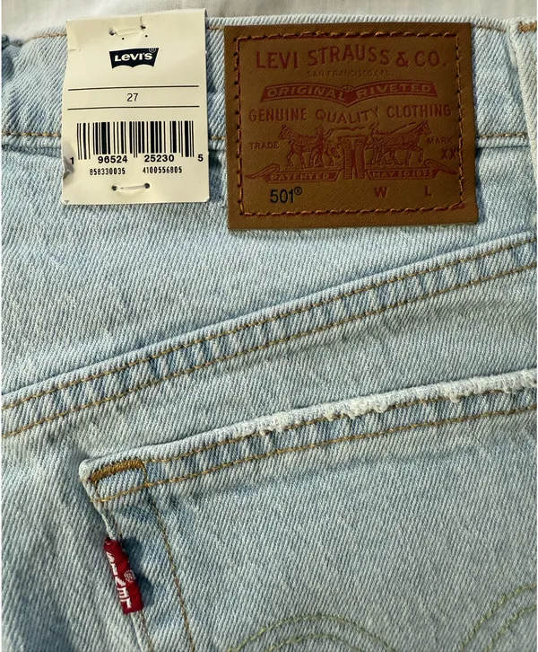 501 Levi’s High-Rise Shorts Premium Denim - Image 8