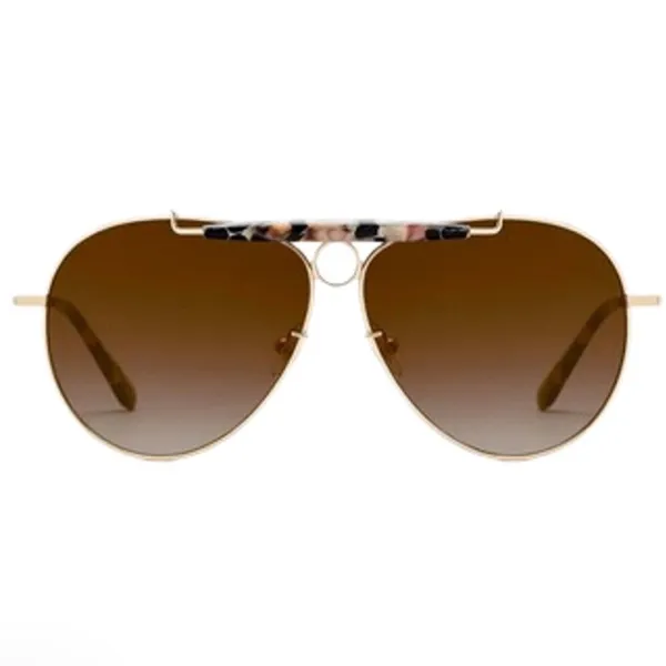Krewe Merrymen 24k Crema aviator sunglasses NEW - Image 5