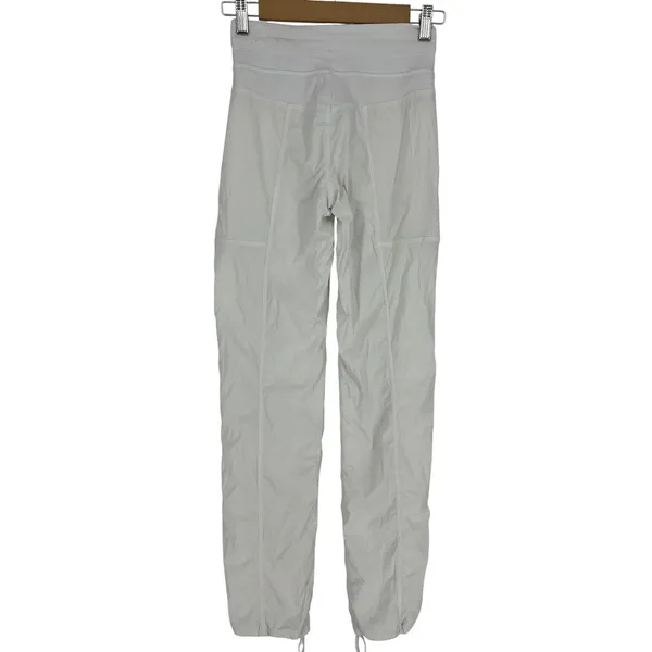 Lululemon Dance Studio Pant III Lined White Mid Rise Size 0 30" Inseam - Image 8