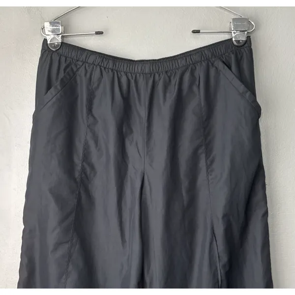 Nike Track Pants Size Medium Black Lined Gorpcore Streetwear Athletic Wind Baggy - Image 2