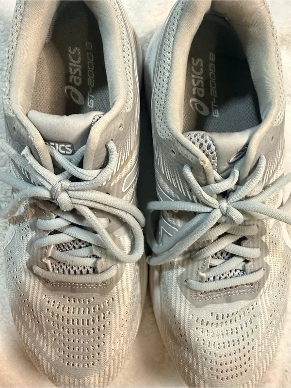 Asics Light Gray Athletic Sneakers - Image 3