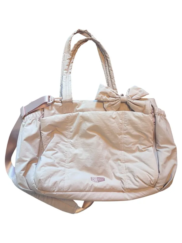 BAGSMART Crush Bow Tote Bag for Women, Large Work Tote Bags - Image 3