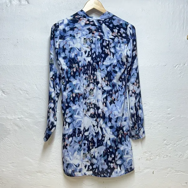 BCBGMAXAZRIA Women's Dress‎ Size XXS Floral Long Sleeve Holiday Party Business - Image 3
