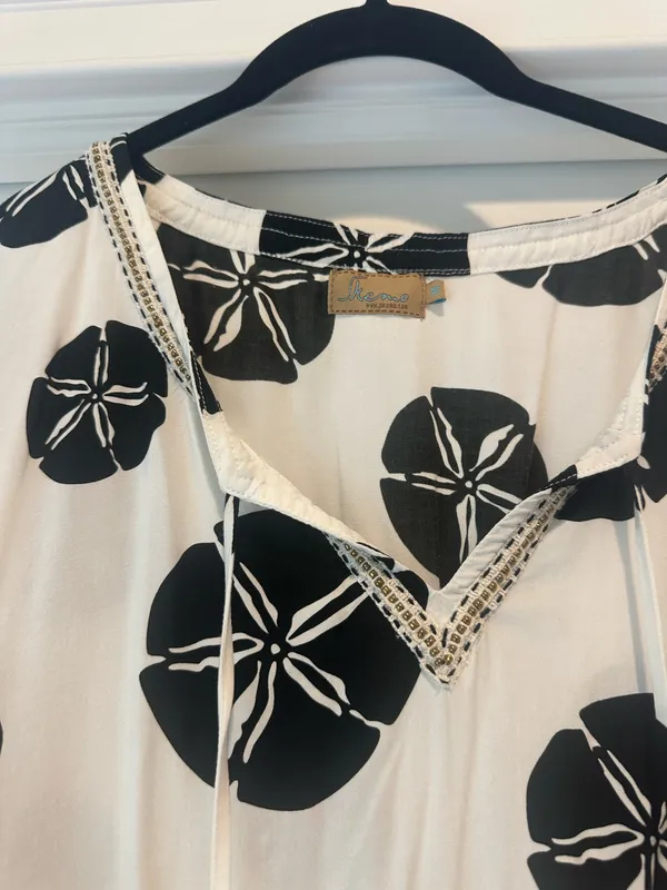 Sand Dollar Cover Up White Size M - Image 2