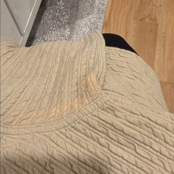 lululemon athletica‎ retreat yourself Women's Tan Cowl Neck Sweater s/xs - Image 8