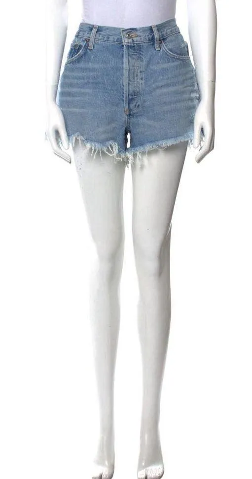 AGOLDE NWOT Parker Vintage Denim Cut Off Short in Swapmeet sz 30 - Image 5