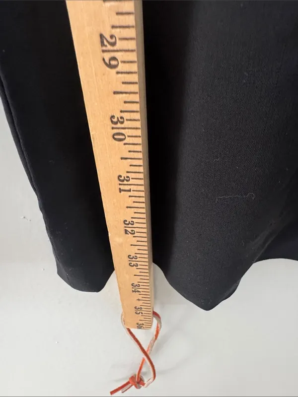 Alice + Olivia Women's Work Trousers Black Wide-Leg Size 8 Based on Measurements - Image 5