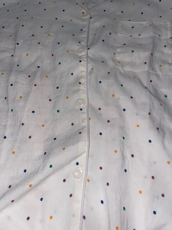 Polka Dot PJs White Size 4 - Image 13
