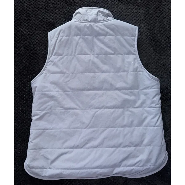 Carhartt Vest Women's Blue Quilted Reversible Sherpa Lined Fleece Workwear Sz M - Image 6