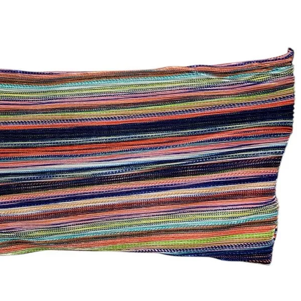 Women’s Windsor Striped Multi Colored Bow-Tie Bandeau Bikini Top - Image 2