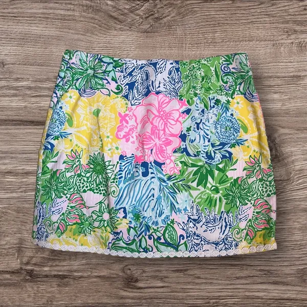 Lilly Pulitzer Patty Skort in the "Cheek to Cheek" print - Image 2