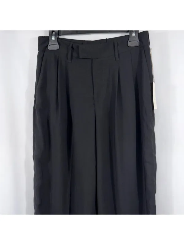 A New Day Women’s Size 6 Black Wide Leg Pleated Dress Pants NWT - Image 4