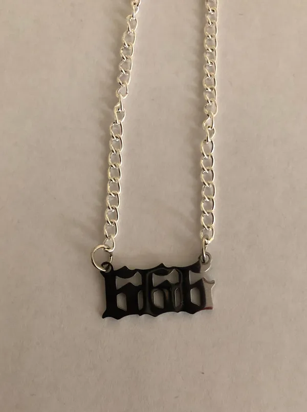 666 Angel Number Necklace  - Image 2