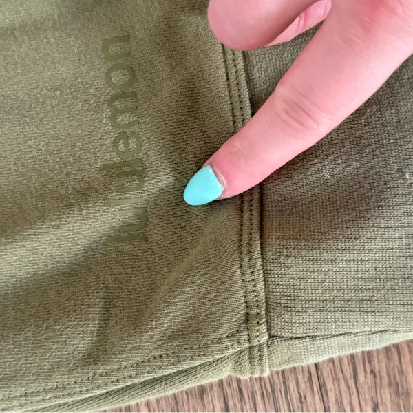 Lululemon Perfectly Oversized Crewneck in Bronze Green- Size Small - Image 5