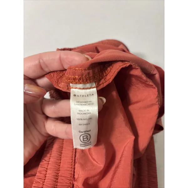 Athleta‎ Expedition Women Size 2 Nylon Shorts Etruscan Red Hiking Trail Outdoors - Image 7