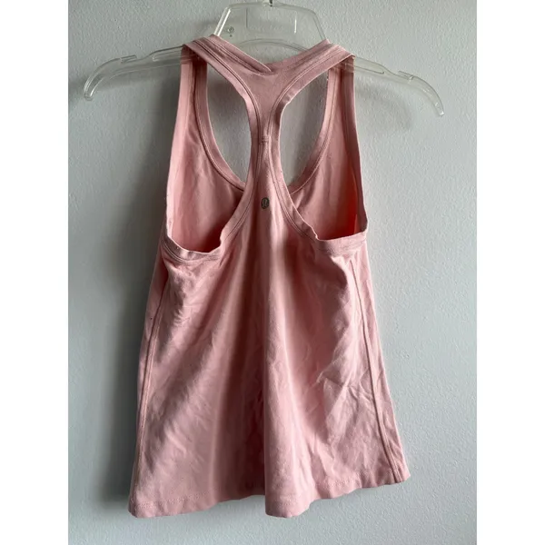 Lululemon Pink Racerback Tank Top Scoop Neck Athletic Activewear 3864 - Image 3