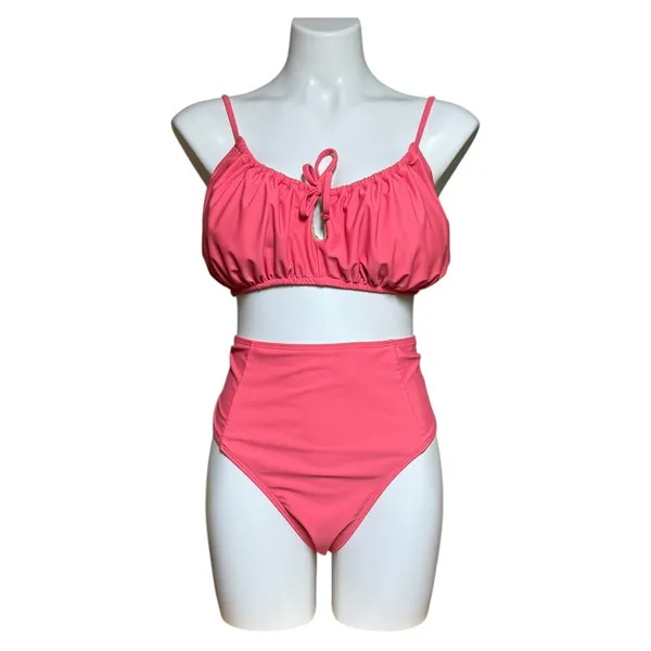 Old Navy 2 Piece Bikini Daylily Pink XL/XXL - Image 3
