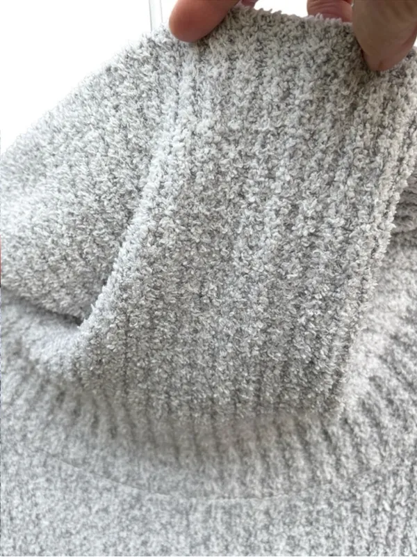 Like New SOFTIES Marshmallow Slouch Turtleneck Lounge Dress Grey Size 2X/3X - Image 5