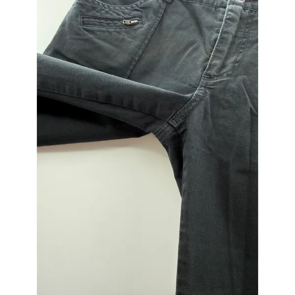 Express Flare‎ Leg Pants Womens 6 Black Mid Rise Seam Detail Trousers Capsule - Image 3