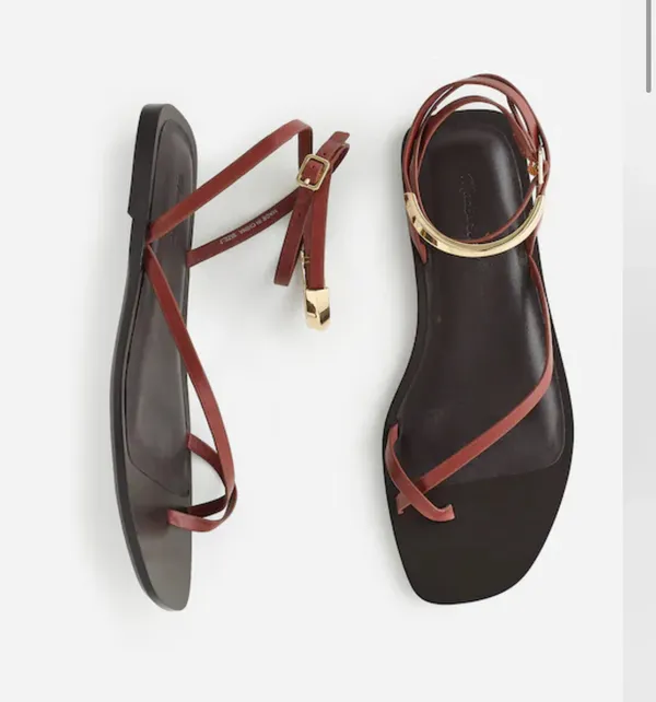 Madewell Vira Bangle Ankle-Wrap Sandal in Leather - Image 3