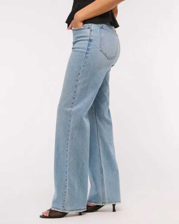 Abercrombie Curve Love High Rise 90s Relaxed Jean NWT - Image 3