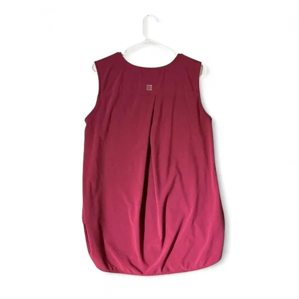 5.11 Tactical Womens Sleeveless V-Neck Utility Top‎ Berry Wine Red Size Large - Image 2