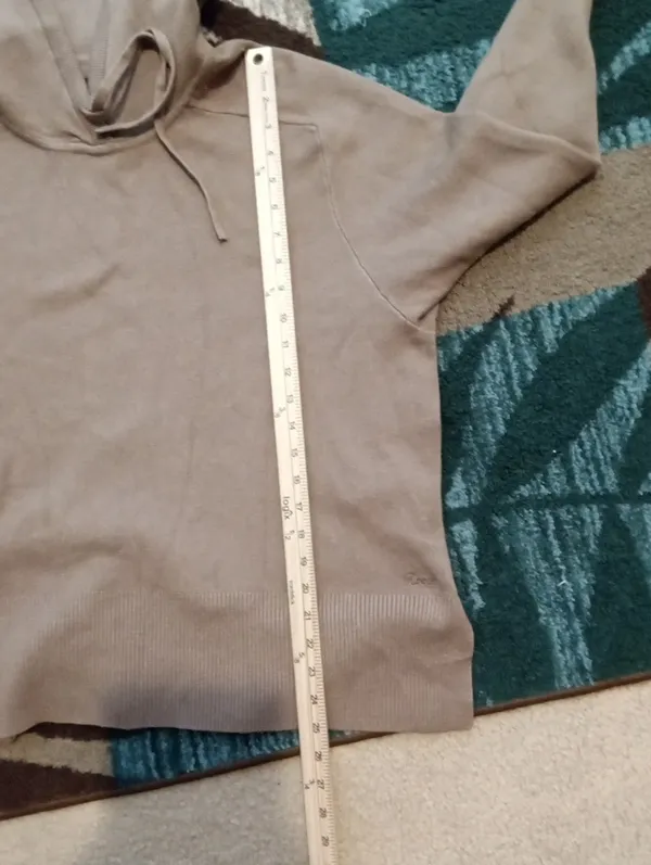 Roots Womens XL Camel Tan Pull Over Hoodie Lenzing Ecovero Viscose Blend - Image 12