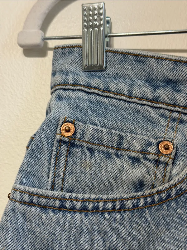 Vintage Levi’s 550 Mom Shorts Size 26 Women’s Denim Vtg 90s Relaxed Fit Baggy - Image 4