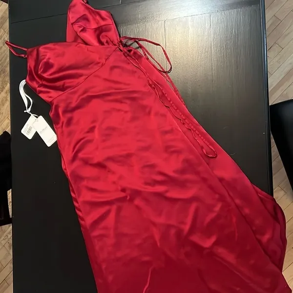 JJ’s house burgundy wrap dress‎ - Image 2