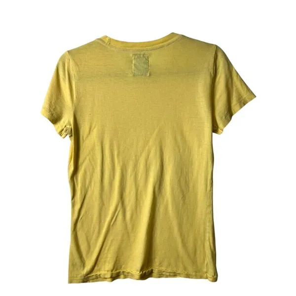 Y2K Abercrombie & fitch yellow t-shirt‎ women's size large - Image 2