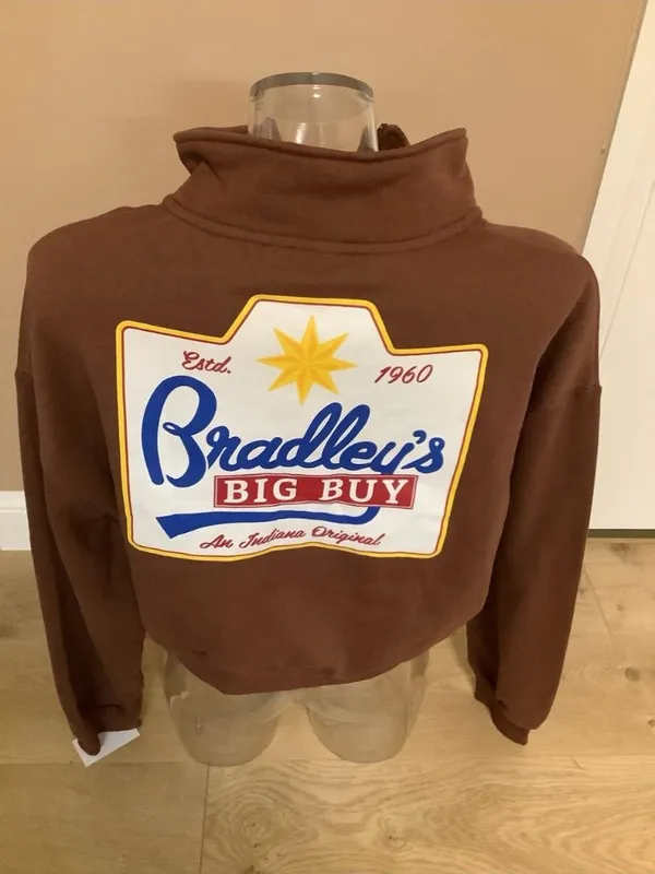 Netflix Stranger Things Size Extra Large Women’s Fleece Crop Sweatshirt. New - Image 7