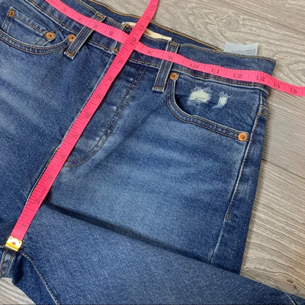 Levi’s‎ wedgie high rise skinny jeans pacific wave sz 26 - Image 7