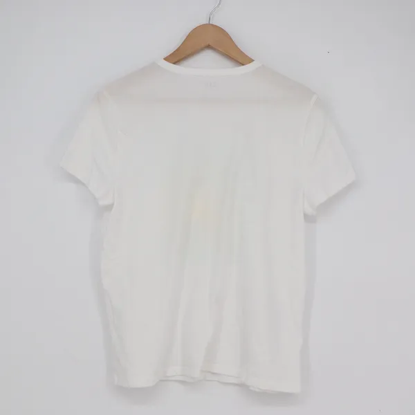 GAP Favorite Tee Womens Medium White Lemon Graphic Print Short Sleeve T-Shirt - Image 3