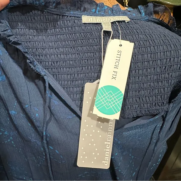 Daniel Rainn Blue Blouse – Size M – NWT – Stitch Fix Exclusive - Image 9