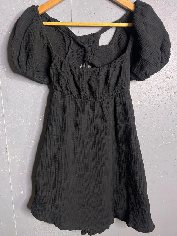 PRINCESS POLLY Let’s Dance Mini Dress in Black. Size 4 - Image 3
