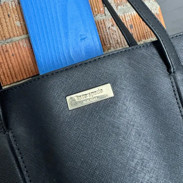 Kate Spade Laurel Way Jaymes Black Saffiano Leather Tote Bag - Image 3