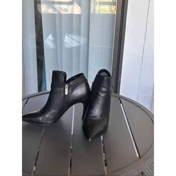 Sam Edelman Fiora Black Leather Stilleto Booties Size 9M - Image 16