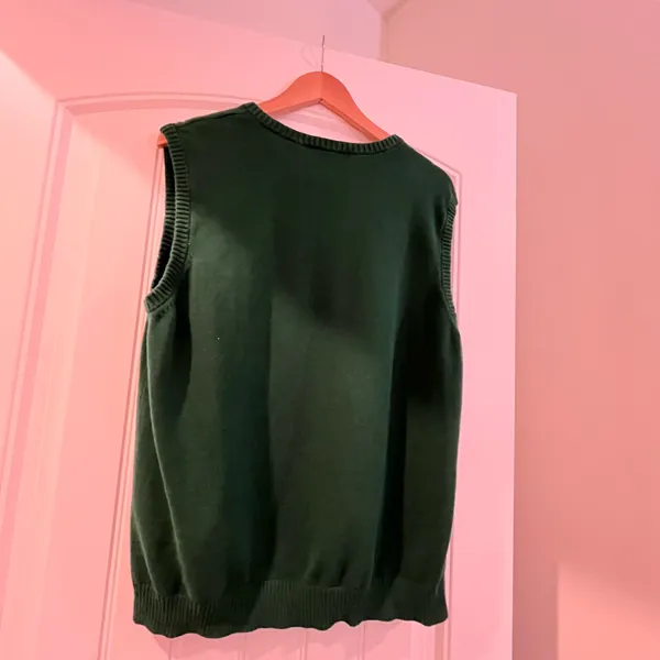 Chaps Men Vest Green L - Image 3