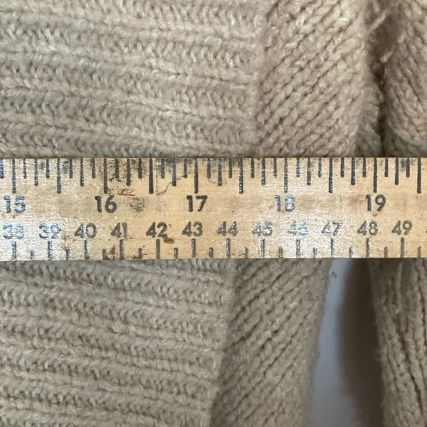 Vince Cardigan Sweater Womens Small Gray Wool Cashmere Silk Open Front Oversized - Image 8