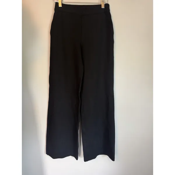 Spanx Wide Leg High Waisted Black Pant Career Dress Pant Stretch Sz XS NEW $158 - Image 12